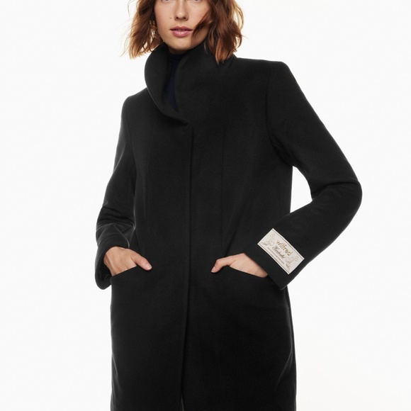 Wilfred The Cocoon Coat (Black, Small) - Picture 1 of 13